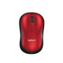 Mouse Logitech M185 Rojo Optico Inalambrico Mini Receptor Us
