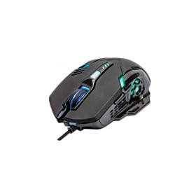 Mouse Óptico Manhattan 179256 Gaming 6 Botones Negro Perfecto para Juegos