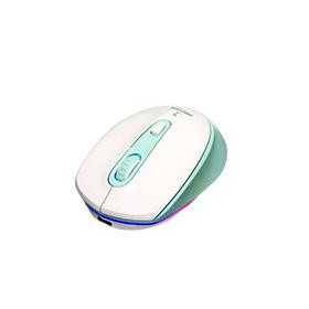 Mouse Inalámbrico Recargable 4D con Click Silencioso, Perfecto para Oficina y Juegos.
