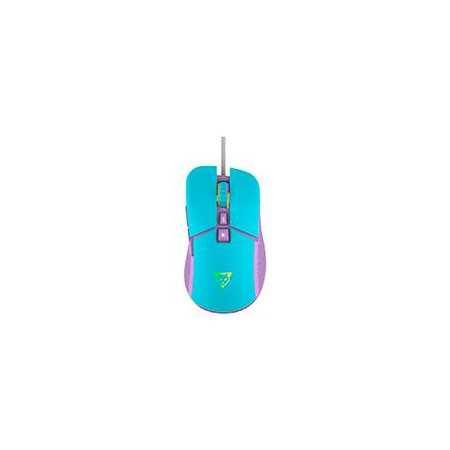 Mouse Ocelot Alambrico Azul con Morado RGB 7 Botones - Creado por Creators