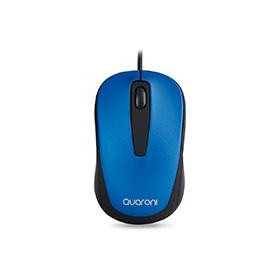 Mouse Óptico Alambrico Azul 1200 Dpi - Modelo Quaroni captura precisión y estilo excepcionales.