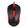 Mouse Óptico Alambrico Quaroni Color Rojo 1200 Dpi - Precisión y Estilo.