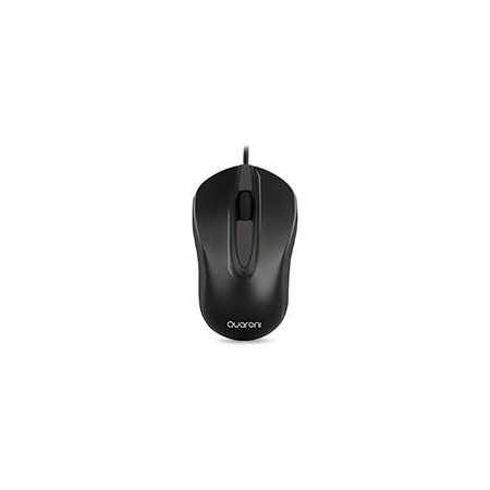 Mouse Óptico Inalámbrico Quaroni Color Negro 1200 Dpi - Precisión y comodidad al alcance.