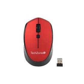 Mouse Techzone Tz19Mou01-Inar Óptico Nano USB Botones Rojo - Precisión y comodidad garantizadas.