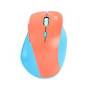 Ratón Inalámbrico Ergonómico Thumb Choice Azul/Mamey - Opción perfecta para ti.