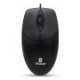 Mouse Brobotix K1 Alambrico USB-A 1000 Dpi Negro, Ideal para Productividad y Juegos.