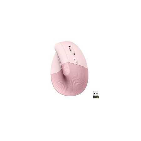 Mouse Logitech Lift Vertical Ergo Rosa Óptico Multi Dispositivo. ¡Mejora tu experiencia!