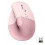 Mouse Logitech Lift Vertical Ergo Rosa Óptico Multi Dispositivo. ¡Mejora tu experiencia!