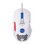 Mouse Gamer Nasa Techzone NS-GM03 Alambrico LED RGB Blanco - Compra Ahora!