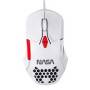 Mouse Gamer Nasa by Techzone NS-GM04, Led RGB, Alámbrico, Blanco - ¡Ideal para gaming!
