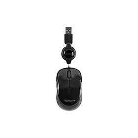 Mouse Óptico Targus Amu75Us Compacto USB Color Negro para Computadora.
