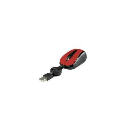 Mini Mouse Óptico Retráctil Rojo - Easy Line By Perfect Choice. ¡Compra ahora!