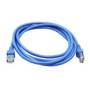 Cable de Red UTP Cat5E Ghia Azul 2M RJ45, 100% Cobre, 6 Pies Pat