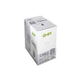 Cable UTP Cat5E Ghia 305M Blanco CCA 24 AWG - Bobina 1000Ft Cable UTP Cat5E Ghia 305M Blanco CCA 24 AWG - Bobina 1000Ft