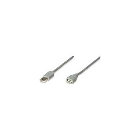 Cable USB Manhattan Extension 1.8M Gris - Modelo 165211, Calidad y Durabilidad. ¡Compra Ahora!