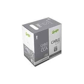 Bobina Cable UTP Cat5E Ghia CCA Azul 100M 24AWG 328Ft CE - Calidad garantizada.