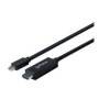 Cable Displayport Manhattan 153232 Mini-HDMI 1080P 1.8M - Alta resolución para conexiones de video.