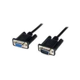 Cable Serial de 1M para Modem, Nulo Null Serial DB9 Hembra a Macho.