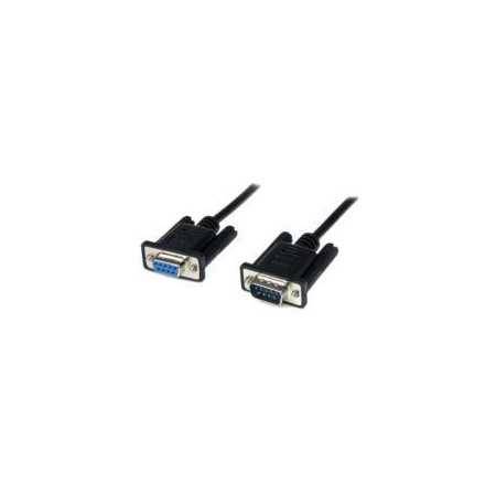 Cable Serial de 1M para Modem, Nulo Null Serial DB9 Hembra a Macho.