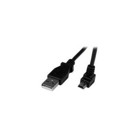 Cable Adaptador 2M USB A Macho a Mini USB B Macho Acodado En Línea