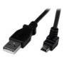 Cable Adaptador 2M USB A Macho a Mini USB B Macho Acodado En Línea