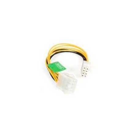Cable de Extensión 20cm 8 Pines EPS Alimentación PC - Conector de 8 Pines