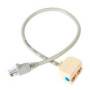 Adaptador RJ45 Splitter Multiplicador Divisor - Conecta 2 dispositivos a 1 puerto.
