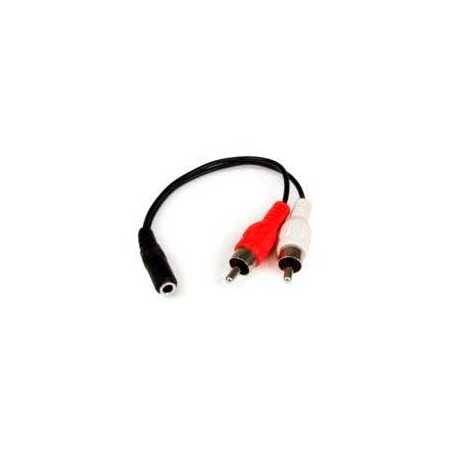 Cable Adaptador de Audio Estéreo Mini Jack 3.5mm - 15cm | Conexión de Calidad