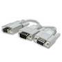 Cable Monitor Manhattan 328302 Y Hd15 X 2 - Cable de monitor VGA de 2 metros