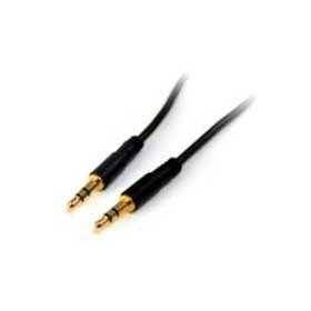 Cable de Audio Delgado Slim 91cm - Audio Estéreo Mini Jack