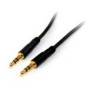 Cable de Audio Delgado Slim 91cm - Audio Estéreo Mini Jack