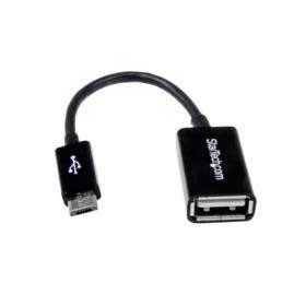 Cable Adaptador Micro USB Macho a USB Hembra OTG de 12cm - Alta Calidad