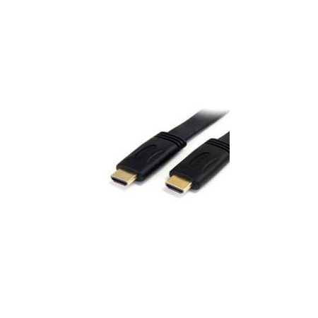 Cable HDMI de 3M Plano Alta Velocidad con Ethernet -2X HD: Calidad superior.