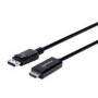 Cable Displayport Manhattan 153201 - Cable HDMI M-M 4K 1.8M para video de alta definición.