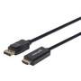 Cable Displayport Manhattan 153188 - Hdmi M-M 1080P 3.0M para video de alta calidad.