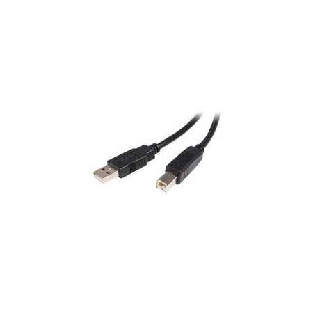 Cable USB de 3m para impresora - 1x USB A Macho - 1x USB B M.
