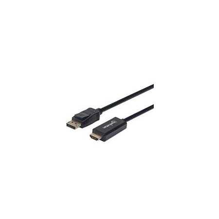 Cable Displayport Manhattan HDMI M-M 1080P 1.0M para una calidad de imagen excepcional.