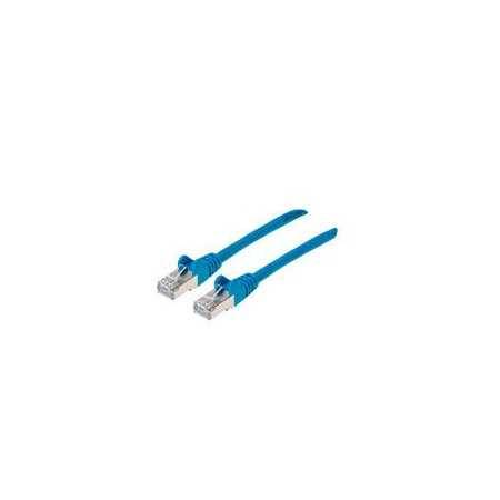 Cable Patch Intellinet 741491 Cat 6A 3.0M(10.0F) S/Ftp Az - Cable de red de alta velocidad.