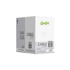 Bobina Cable Utp Cat6 Ghia Cca Blanco 305M 23 Awg 1000Ft - Alta calidad.