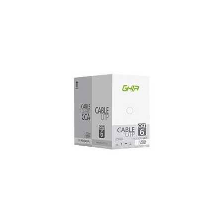 Bobina Cable Utp Cat6 Ghia Cca Blanco 305M 23 Awg 1000Ft - Alta calidad.