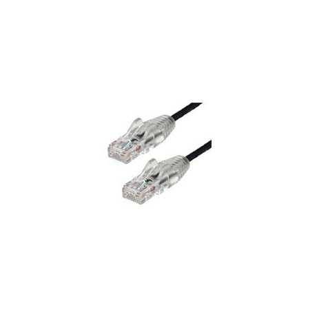 Cable Ethernet Cat6 Delgado 30cm Rojo sin Enganches - C, Ideal para Conexiones Rápidas