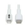 Cable USB Tripp-Lite M102-01M-Wh para Sincronización y Carga - 1 metro