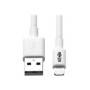 Cable USB Tripp-Lite M100-006-WH para Sincronización y Carga, Cable de alta calidad.