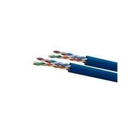 Bobina Cable Wam Cat6 UTP CCA 23 AWG 305 M Azul - Alta Calidad