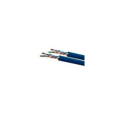 Bobina Cable Wam Cat6 UTP CCA 23 AWG 305 M Azul - Alta Calidad
