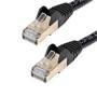Cable Ethernet Cat6A 2M Negro - Red 10Gb S Cat6A - Alta Velocidad