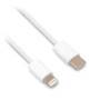 Cable de carga rápida USB-C Brobotix V3.0 tejido con Lightnig, 1 metro.