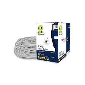 Bobina Cable de Red Cat6 Brobotix CCA UTP 100Mts Gris - Alta Calidad