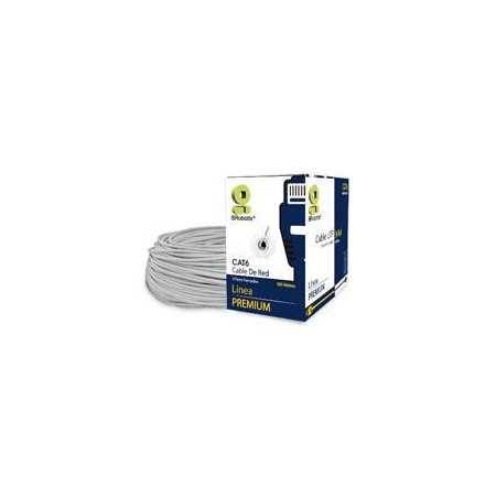 Bobina Cable de Red Cat6 Brobotix CCA UTP 100Mts Gris - Alta Calidad