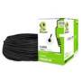 Bobina de Cable Cat5E UTP Negro para Exteriores de 305Mts - Alta Calidad